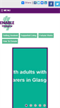 Mobile Screenshot of enableglasgow.org.uk